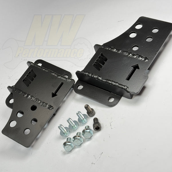 '66-'73 C Body LS Swap Engine Mount Adapters - V8 K-Member
