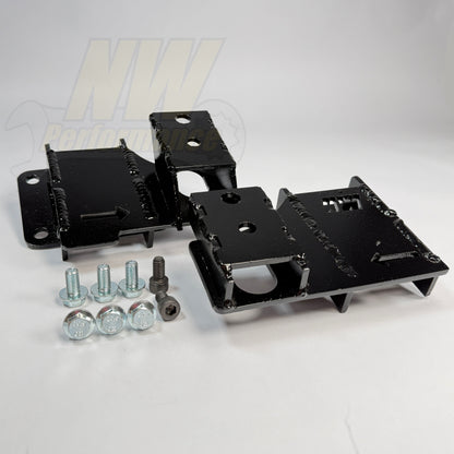 '67-'72 A Body LS Swap Engine Mount Adapters - Slant 6 K Member